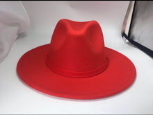 Load image into Gallery viewer, Boss Fedora (Redish Orange)
